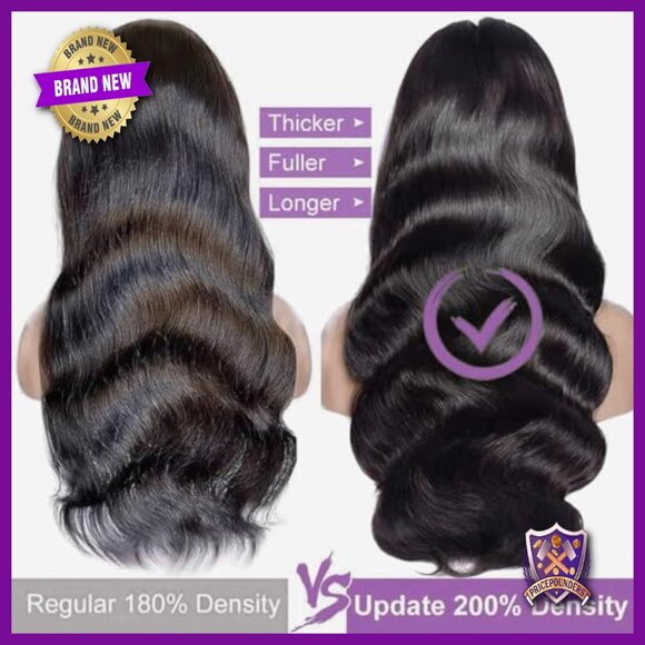 32 Inch Body Wave Lace Front Wig Human Hair 200 Density Glueless main image 6